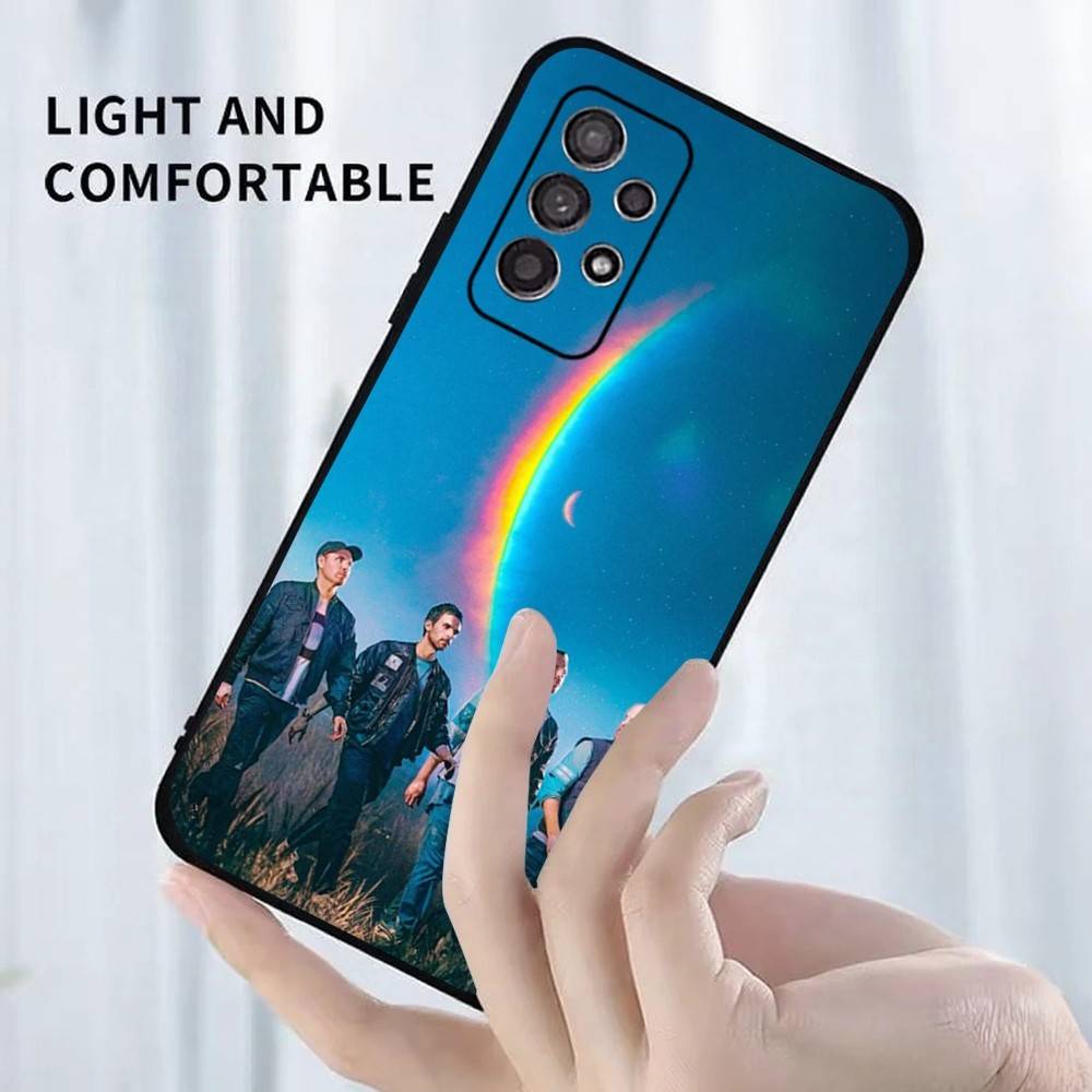 Band C-Coldplay Phone Case For Samsung S25,S24,S23,S22,S21,S20,S10,Ultra,Plus,Lite,FE,Soft Silicone Black Cover