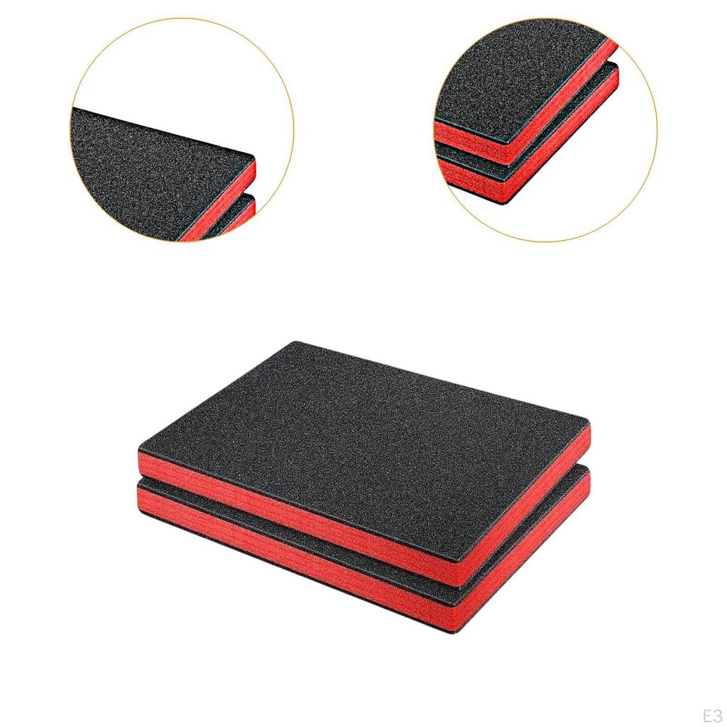 2 Pack Tool Box Foam Inserts, Packing Pads for Storage