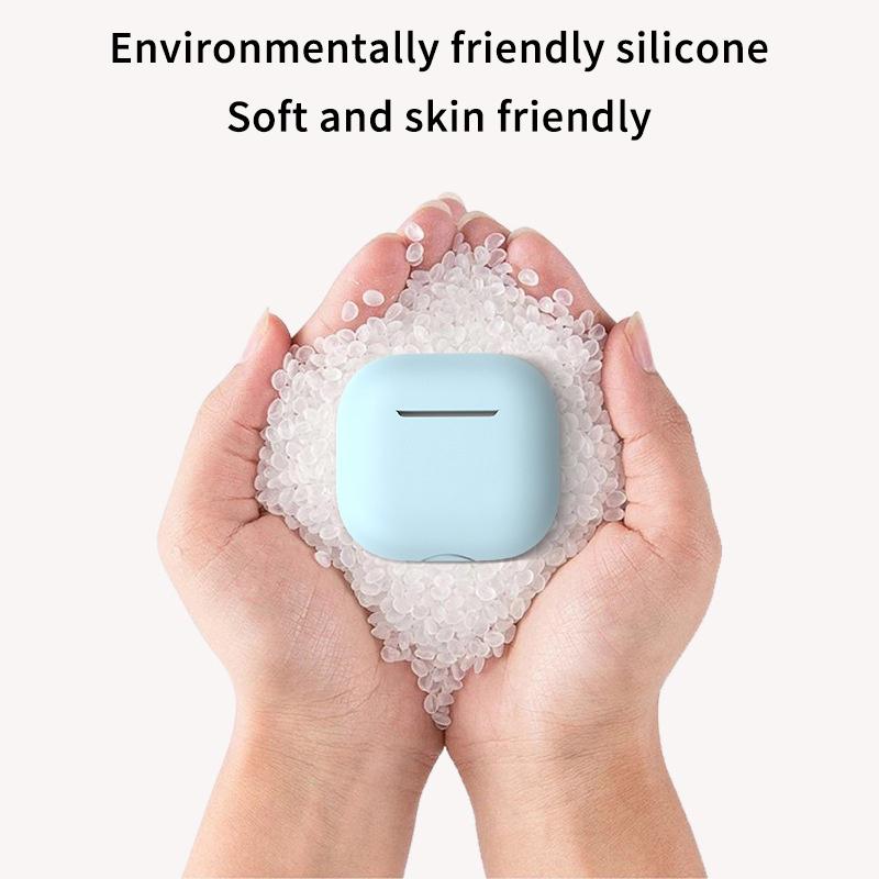 New Case For Apple Airpods 4 Silicone Protective Cover With Charging Port Anti-Dust Dirt Dust Plug For Airpods 4 Earphone Case