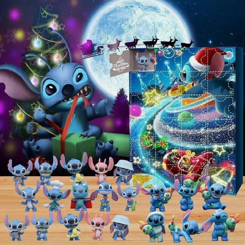 Large Pvc Christmas Countdown Advent Calendar Featuring Adorable Characters And Figures For Holiday Fun