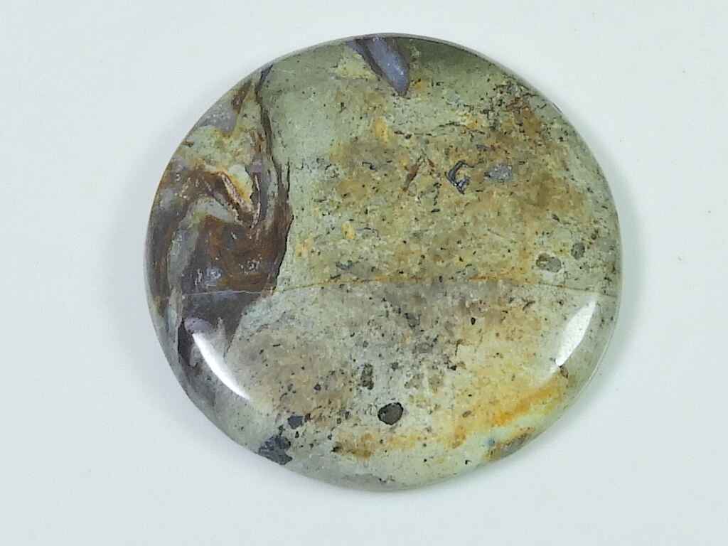 52Cts. Natural Rock Calcite Round Crystal Cabochon Loose Gemstone 35X35MM SK-3419