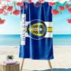 Leeds United FC Print Beach Towel, Large Soft Quick Dry Towel for Beach Camping Swimming