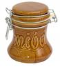 300 Brown Stoneware Honey Container with a Buckle