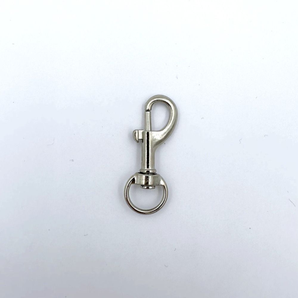 5pcs Leather Strap Belt Keychain Traction Buckles Trigger Clips  Luggage Hardware Accessories