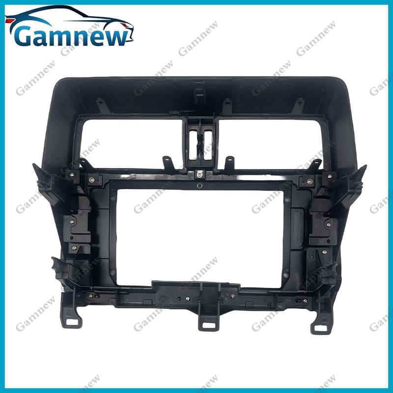 10 Inch Car Frame Fascia Canbus Box Adapter Android Radio Dash Fitting Panel Kit For Toyota Prado 2017-2021