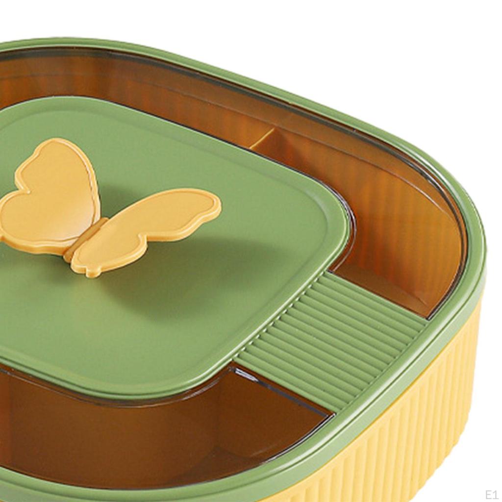 Divided Serving Tray Candy and Nut Container Organizer Bowl Reusable Dishes