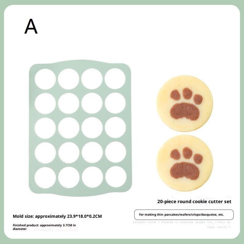 1Pcs Japanese Cookie Mold Silicone Cookie Mold Dacquoise Mold Chocolate Cake Decorating Kitchen Accessories Tool