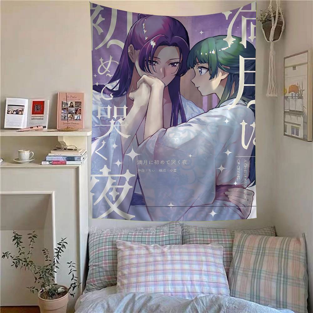 

The Apothecary Diaries Anime Printed Large Wall Tapestry Cheap Hippie Wall Hanging Bohemian Wall Tapestries Mandala Home Decor 74x94cm(29x37in)