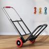 Portable Hand-Pulled op Cart Foldable Cargo very Vehicle Lightweight Household Vegetable Bung Transport Tool
