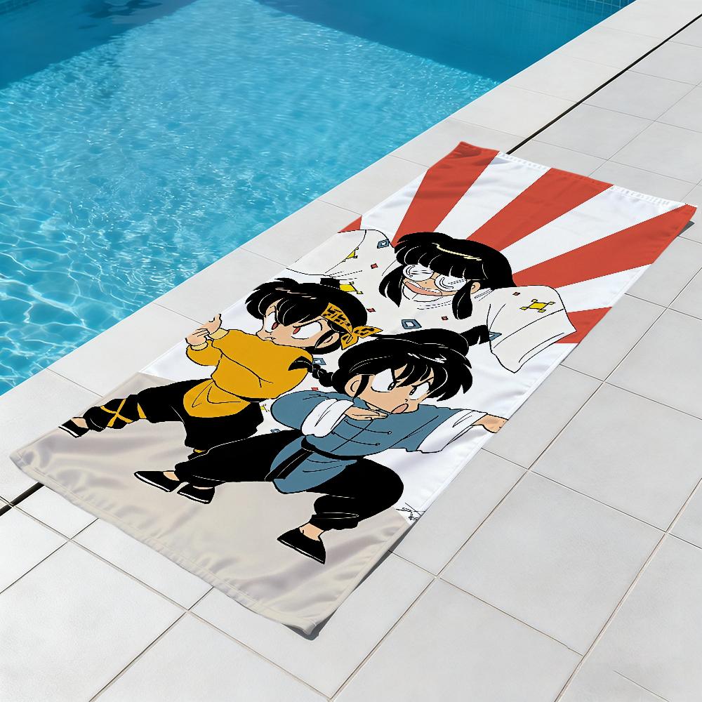 R-ranma-a anime cute Towel Beach Quick Dry Soft Pool Towels Gift for Travel Gym Shower Camping sports