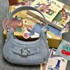 2025 Spring/Summer Spicy Girl Y2K Retro Denim Underarm Baguette Bag