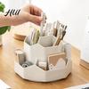 Elegant Pen Display Stand 360 Degrees Rotating Desk Organizer Large Capacity Holder Multifunctional Office Accessory for Supplies And Makeup