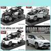 Toyota Rav4 Alloy Car Model With Light Sound 4 Door Opening For Kids Play
