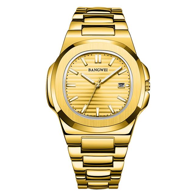 LIGE New Mens Watches Luxury Quartz Watch For Men Business Casual Wristwatch Stainless Steel Luminous Waterproof Date Clock