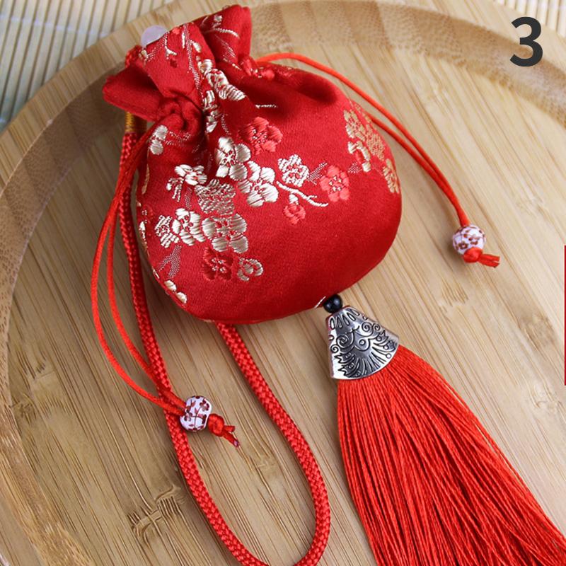 Temperament Sachet Fashion Retro Brocade Hanfu Accessories Car Hanging Decoration Portable Chinese Vintage Jewelry Storage Bags