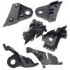 For Mercedes-Benz E Class W212 2009 2010 2011 2012 2013 Car Front Bumper Headlight Bracket Repair Kit A2128200314 A2128200414