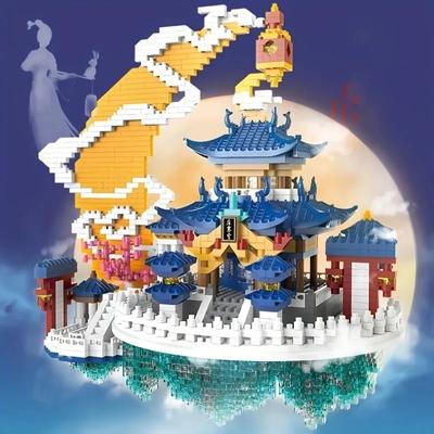 Guanghan Palast Bausteine Puzzle Mikropartikel Architektur Geburtstagsgeschenk Zusammenbau Kreativ
