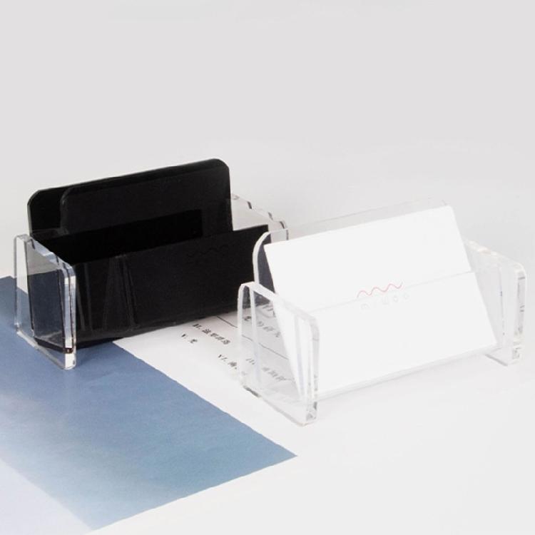 Clear Acrylics Name Card Holder Display Stand Clear Acrylics Card Stand Desk Business Card Organizers Name Card Holder