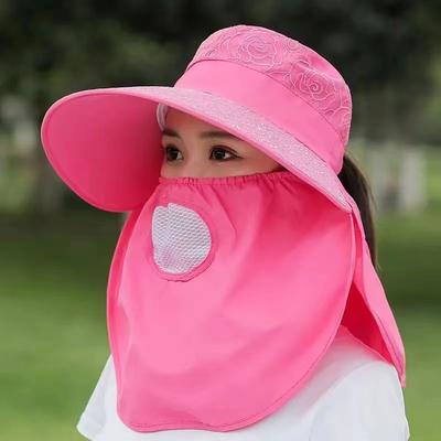 Spitzen-Sonnenhut für Damen Sommer Frühling und Sommer Sonnenschutzhut Hut Sonnenschutzhut Teepflücker atmungsaktiv Damen-Sonnenhut Damen