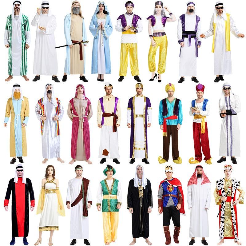 Arabian Clothing Adult Men's and Women's Dubai Middle East Local Clothing UAE Shepherd Clothing