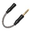 2.5mm Female to 4.4mm Male Sound Cable Single Crystal Copper Headphone Adapter Cable for Phones Speakers 14cm   5.5in