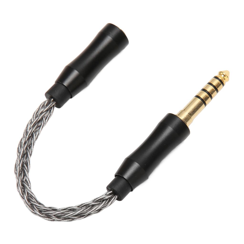 2.5mm Female to 4.4mm Male Sound Cable Single Crystal Copper Headphone Adapter Cable for Phones Speakers 14cm   5.5in