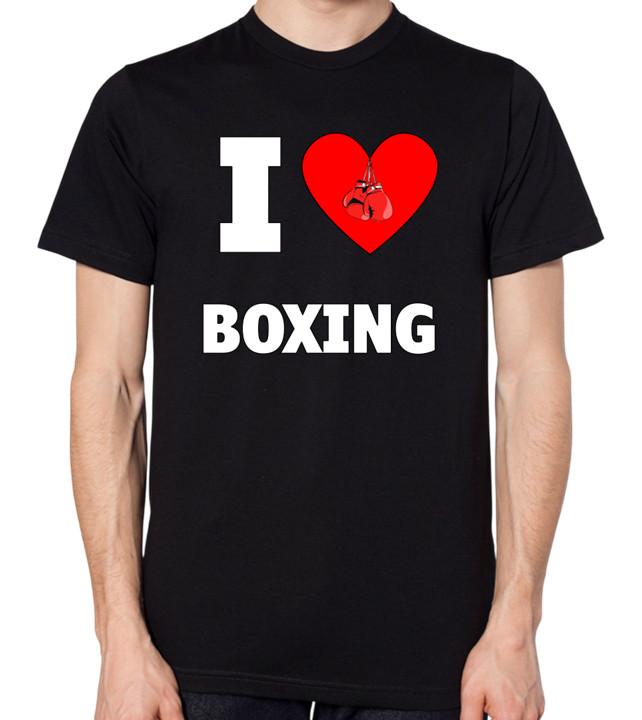 I Love Boxing T-Shirt 4XL