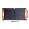 80W Portable Solar Panel Foldable Backpacking Charger High Efficiency USB C Dual USB Ports Waterproof for Camping
