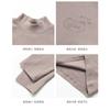 Boys Half Stand Collar Long Sleeve Bottoming Shirt Korean Style Kids Casual Top