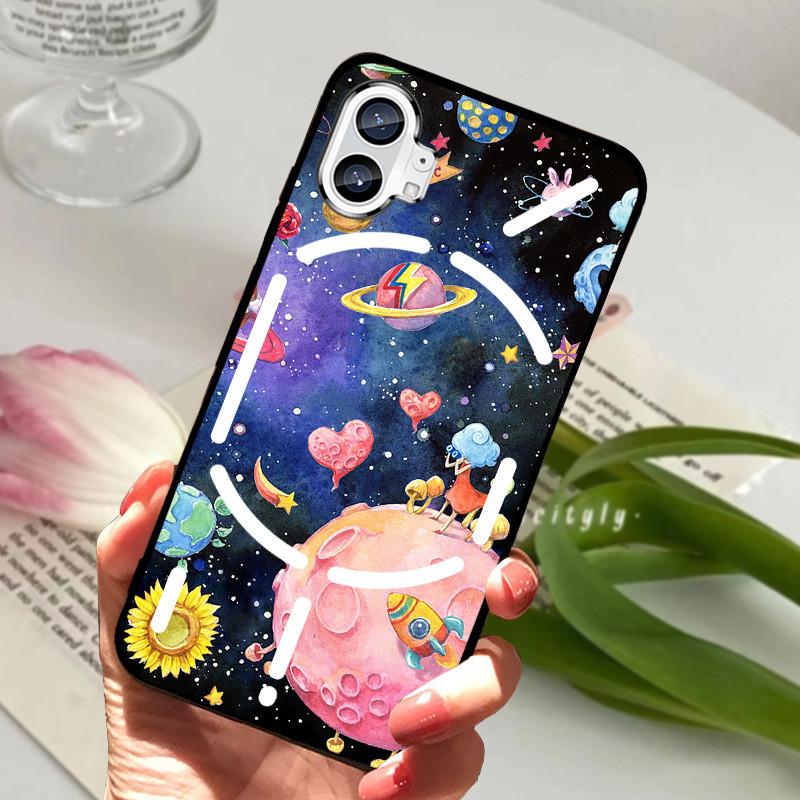 Hülle Für Nothing Phone 1 Hülle Stoßfest Schwarzer Bumper Rückseite Handyhülle Für Nothing Phone 2 Eins zwei Hülle Funda Nothingphone2