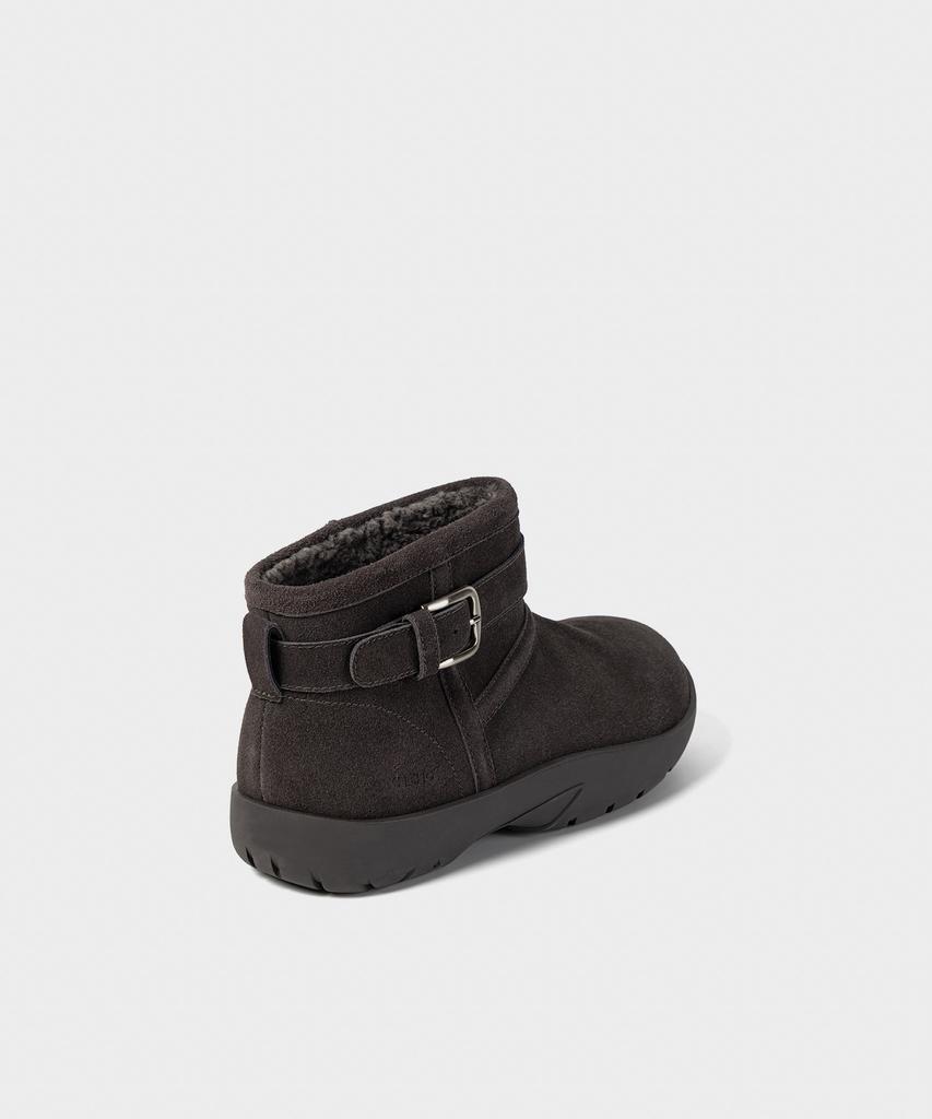 Khiho Boucle Buckle Shorts Winter Boots Gray