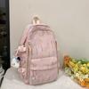 Mochila Casual Estilo Universitario de Gran Capacidad Estilo Coreano Mochila de Moda Estilo Pequeño Fresco