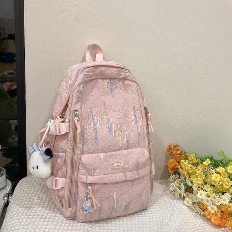 Mochila Casual Estilo Universitario de Gran Capacidad Estilo Coreano Mochila de Moda Estilo Pequeño Fresco