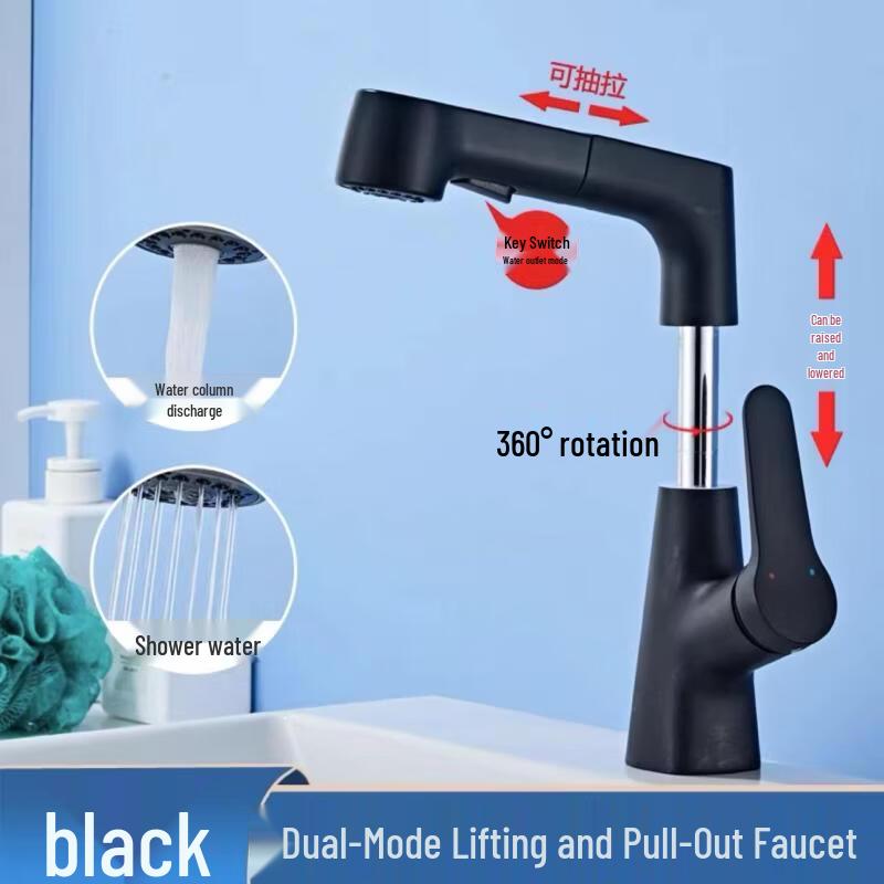 

TLXT Rotating and Extendable Washbasin Faucet