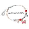 Butterfly Designs Bracelet Adjustable Handchain for Women Girls Stylish Jewelry Accessory for Friend Family
