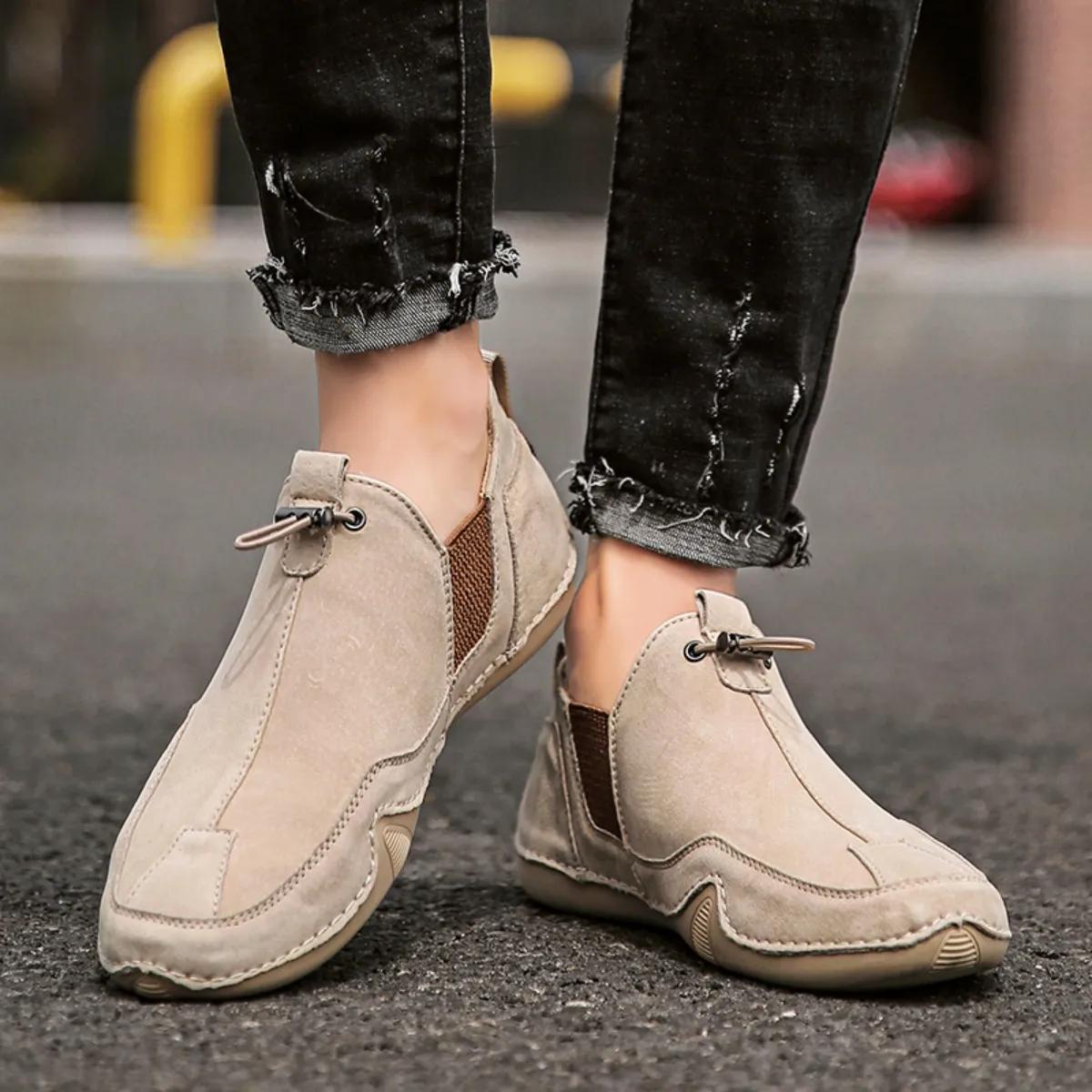 

Мужская мода кожаные туфли мокасины для мужчин узор осьминог мягкие повседневные туфли 40