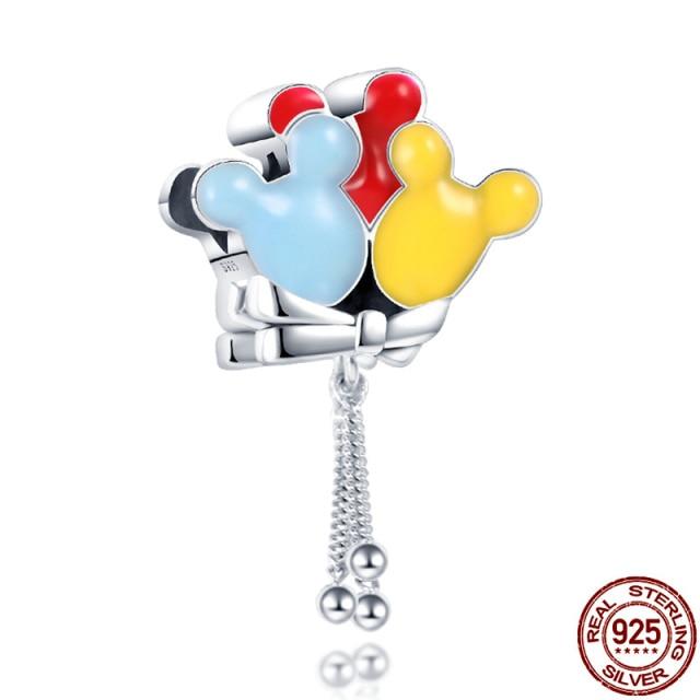 Plata Charms Of Ley 925 Silver Air Balloon Beads Charms Fit 925 Original Bracelets Pulseira Jewelry Diy  New