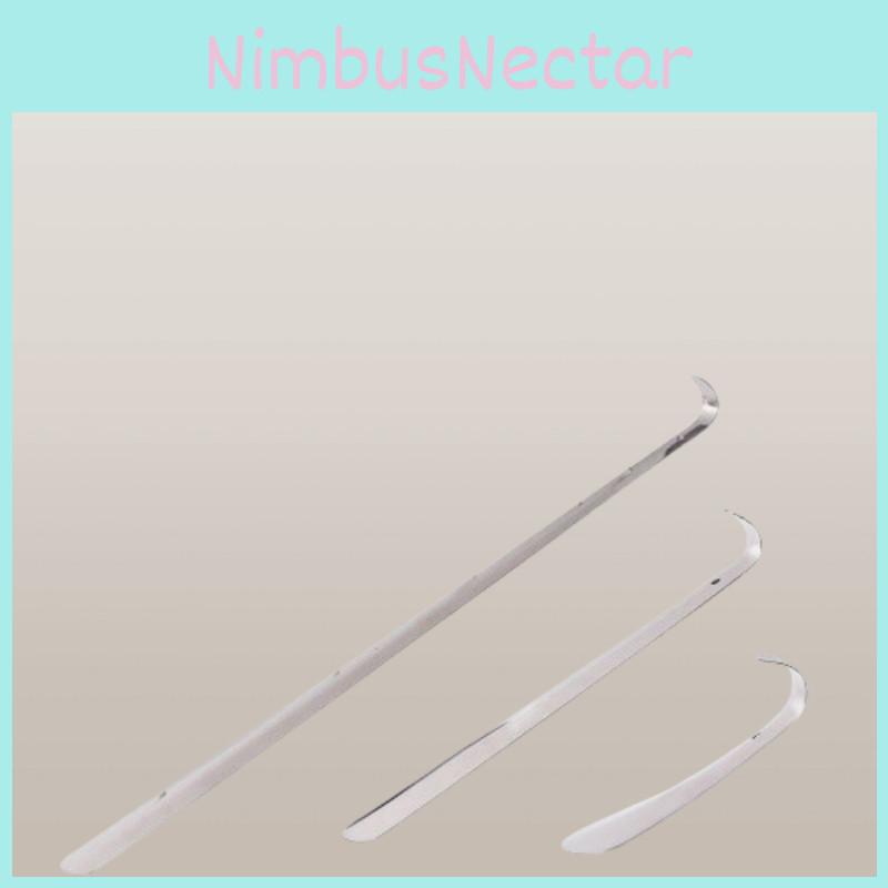 Stainless Steel Shoe Horn 30cm Metal Long Shoe Horn No Bending Easy Shoe On And Off