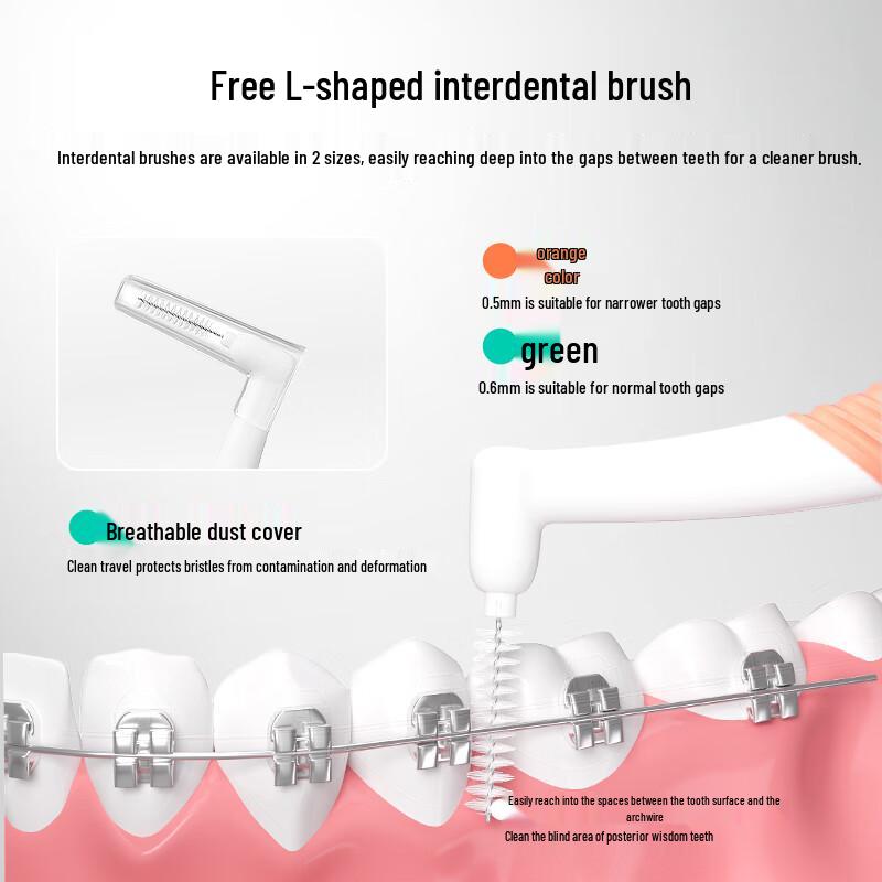 meyarn PV Type Orthodontic Toothbrush 2-Pack