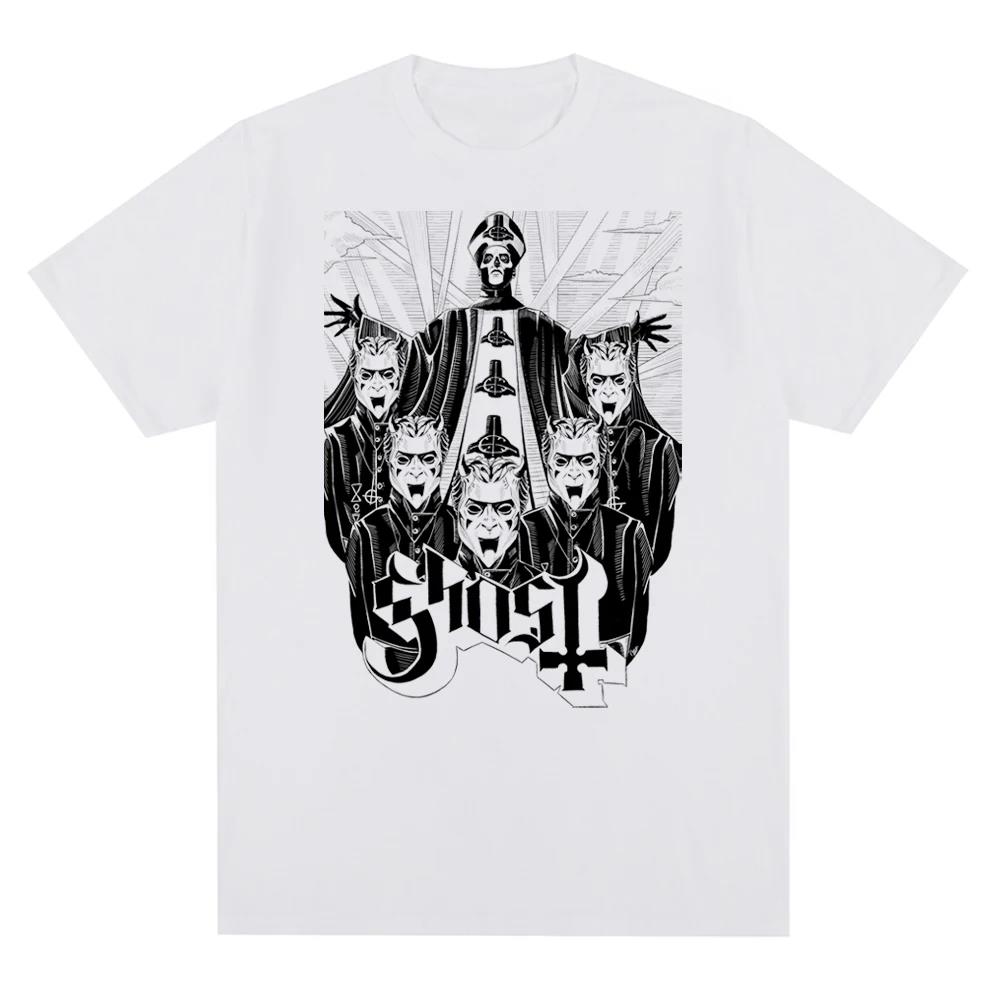 New Ghost Rock Band Graphic Print T Shirt Unisex Unisex Fashion Casual Rock Streetwear Short Sleeve Plus Size T Shirt Unisex