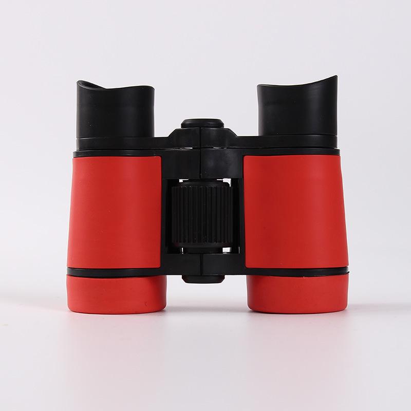Kids' 4x30 Mini Portable Toy Binoculars: Outdoor Telescope with Lanyard