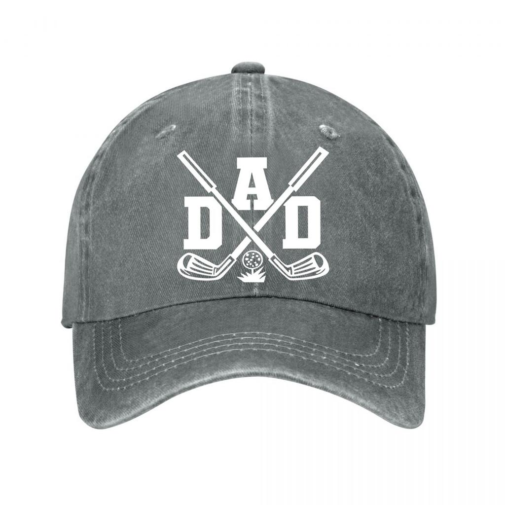 Dad Golf Snapback Hat New Vintage Washed Cotton Baseball Cap Parent Kids Sun Hats