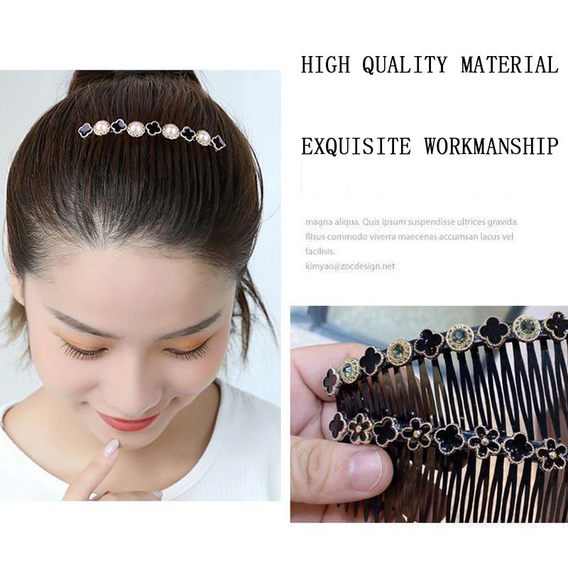 Pente, Inserir, Pente, Franja, Cabelo antiderrapante, Grampo de cabelo, Cabelo quebrado, Faixa de cabelo Faixa de cabeça Grampo de cabeça