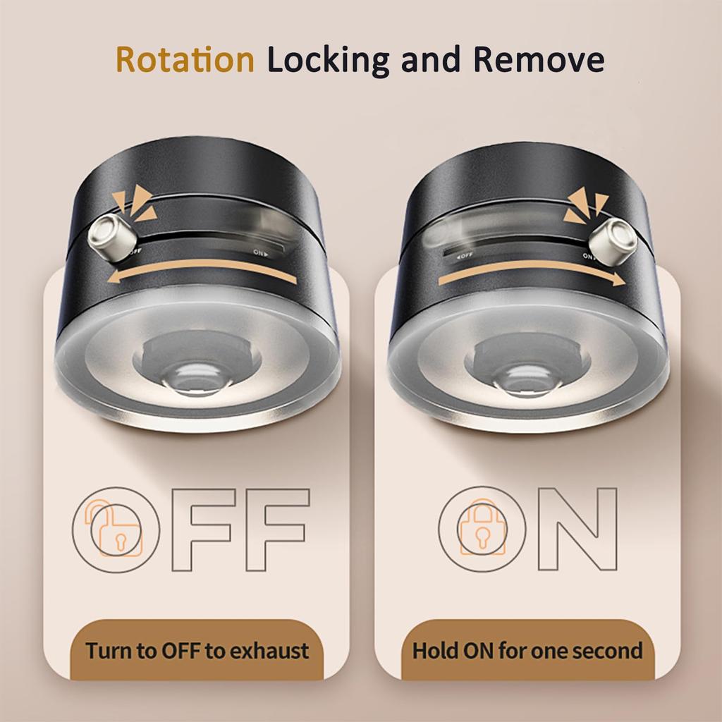 Universal Magnetic Phone Mount with Vacuum Suction - Adjustable Desktop & Car Holder for iPhone/Android