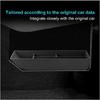 Silicone Car Central Console Storage Box for Tesla Model Y Juniper Launch 2025 2026-UP Tidying Black Tray Organizer Accessories