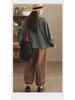 2024 Women's Winter Casual Plush Sweatpants - Artistic Splicing, Soft, Warm, Thickened Design