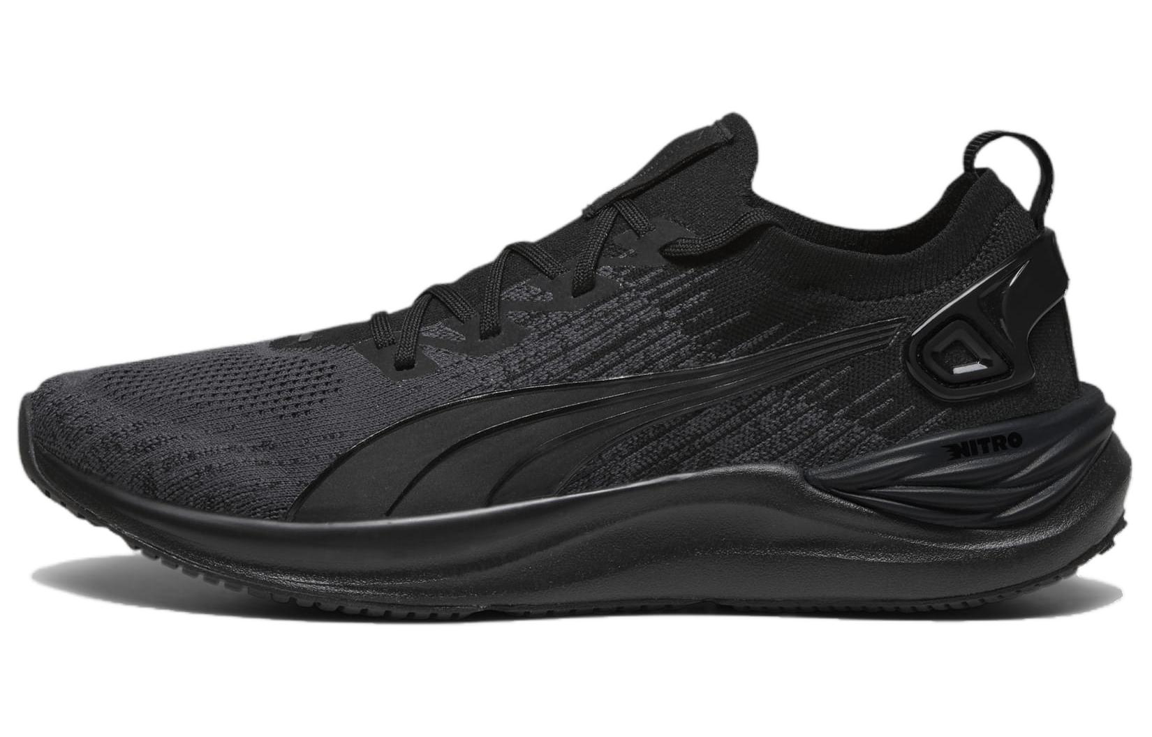 Puma Electrify Nitro 3 Knit Black Strong Grey 379084-01 44
