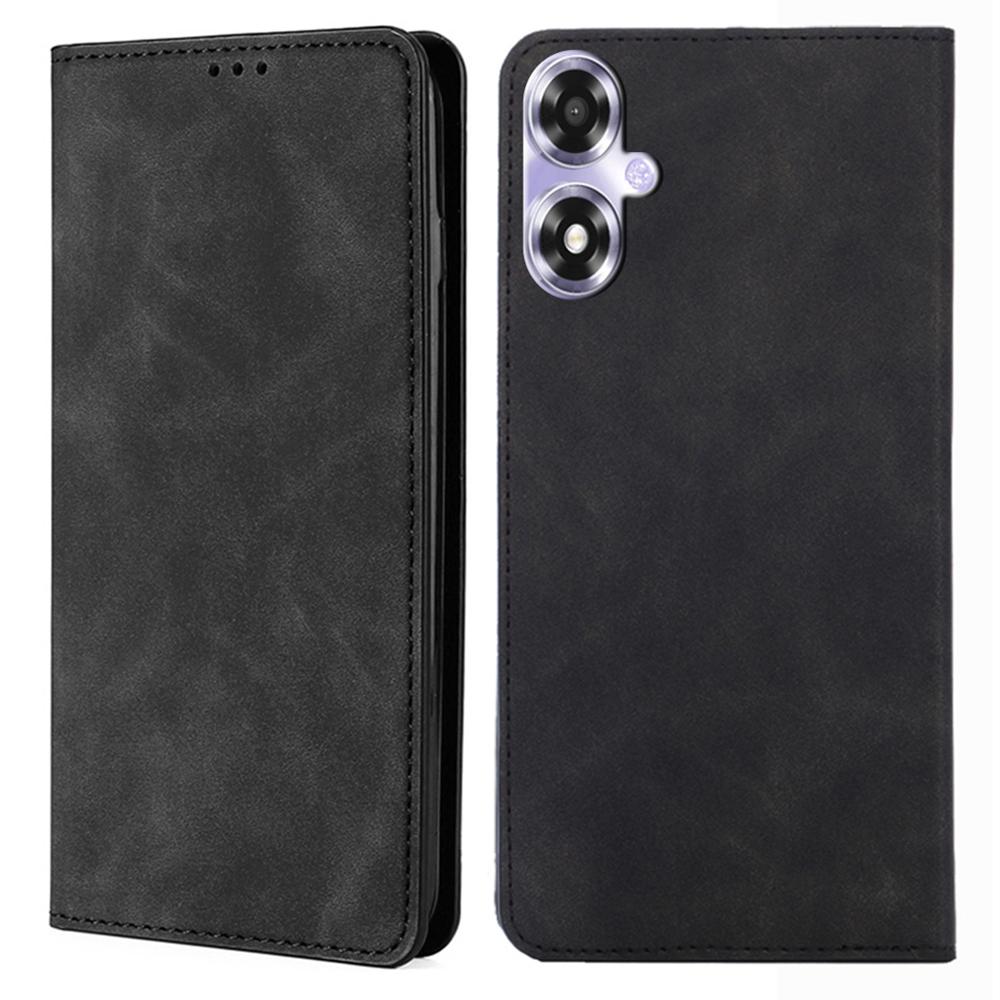 For Oppo A2x 5G/A2m 5G Card Slots Phone Case PU Leather Stand Mobile Phone Cover