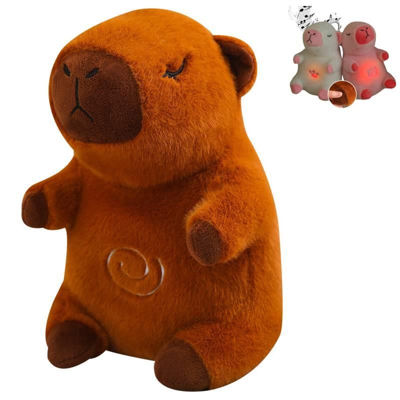 Cute And Adorable New Breathable Bear Capybara Plush Toy With Music For Kids