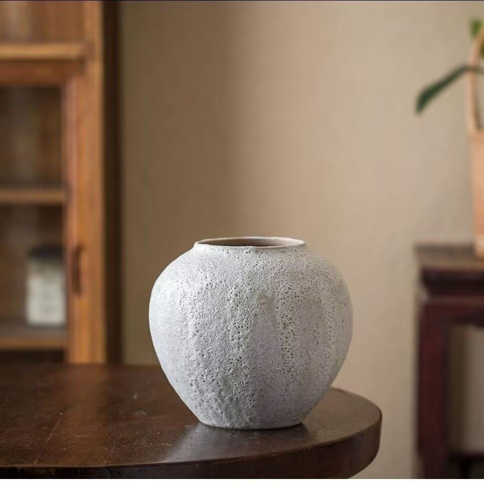 Ceramic Vase Chinese Style Quiet Wind Home Decor Decoration Flower Arrangement Pottery Pot
